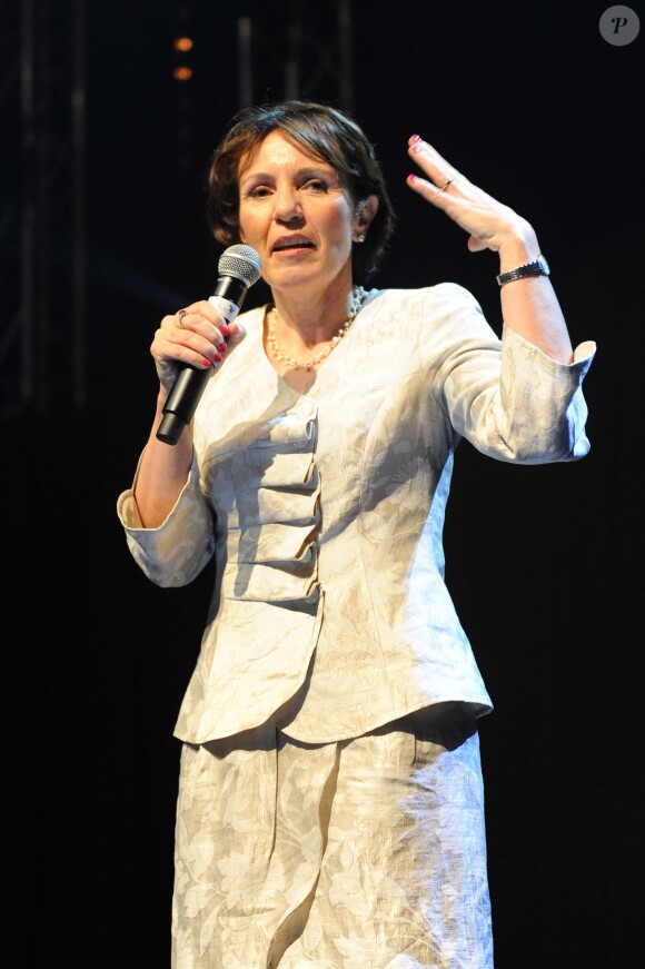 Anonella Notari Vicher (directrice de la Fondation Womanity) lors de la soirée de gala de la fondation Womanity à Genève le 30 janvier 2014