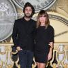 Axelle Laffont et son compagnon Cyril Paglino lors de la remise du 6e prix Meurice pour l'art contemporain à l'hôtel Meurice à Paris, le 7 octobre 2013