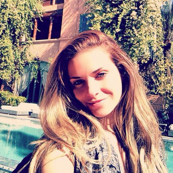Clara Morgane de repos à Marrakech pour son anniversaire, le 25 janvier 2014.