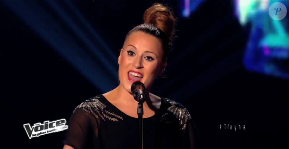 Tifayne dans The Voice 3 sur TF1 le samedi 1er février 2014