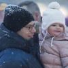 La princesse Estelle de Suède a pris part avec ses parents la princesse Victoria et le prince Daniel, le 31 janvier 2014, aux cérémonies pour le début de mandat d'Umea comme capitale européenne de la culture 2014.