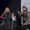 La princesse Victoria de Suède inaugurant le centre Sune Jonsson pour la photographie documentaire à Umea le 31 janvier 2014 dans le cadre des cérémonies pour le début de mandat d'Umea comme capitale européenne de la culture 2014. 