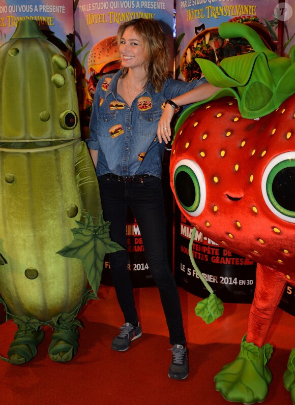Pauline Lefèvre lors de l'avant-première du film "L'île des Miam-nimaux : Tempête de boulettes géantes 2" au à Paris, le 2 février 2014