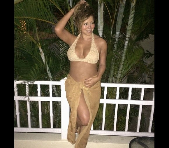 Mariah Carey s'affiche en bikini sur Instagram, le 4 février 2014.