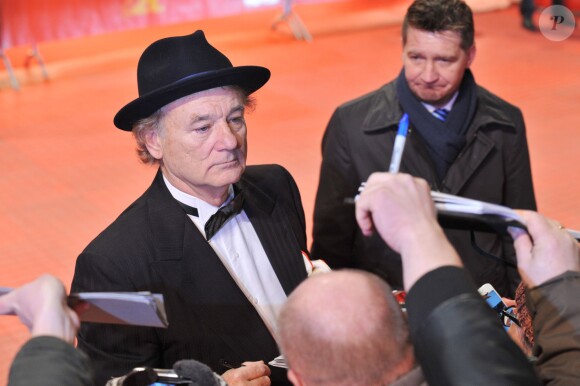 Bill Murray lors de l'ouverture du 64e Festival International du film de Berlin le 6 février 2014.
