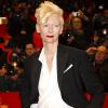 Tilda Swinton lors de l'ouverture du 64e Festival International du film de Berlin le 6 février 2014.