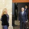 Cristina d'Espagne arrive au tribunal dans le cadre du scandale Noos à Palma de Majorque en Espagne le 8 février 2014.