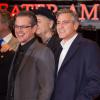 Matt Damon et George Clooney à Berlin le 8 février 2014 pour l'avant-première de "The Monuments Men"