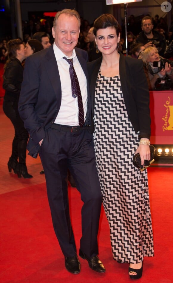 Stellan Skarsgard et sa femme Megan lors de la présentation du film Nymphomaniac - Volume I (version non censurée), au 64e Festival International du Film de Berlin, le 9 février 2014.