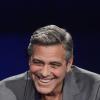 George Clooney sur le plateau de l'émission Che Tempo Che Fa à Milan, le 9 février 2014.