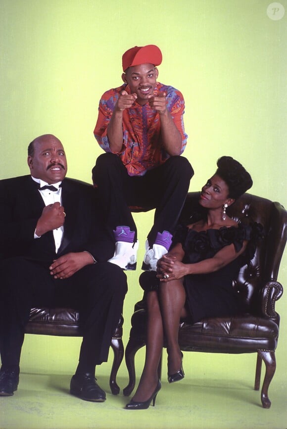 James Avery, Will Smith, Janet Hubert-Whitten en 1990 à Los Angeles