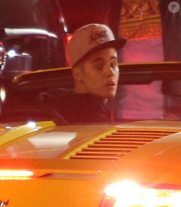 Exclusif -  Justin Bieber à Miami, le 22 janvier 2014, le soir de son arrestation.
