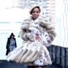 Mary J. Blige divine et stylée lors de la Mercedes Benz Fashion Week à New York, le 10 février 2014.