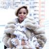 La chanteuse Mary J. Blige lors de la Mercedes Benz Fashion Week de New York, le 10 février 2014.