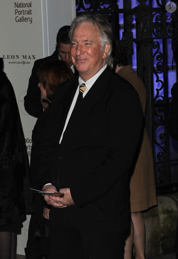 Alan Rickman à la National Portrait Gallery pour la soirée Portrait Gala 2014, le 11 février 2014 à Londres.