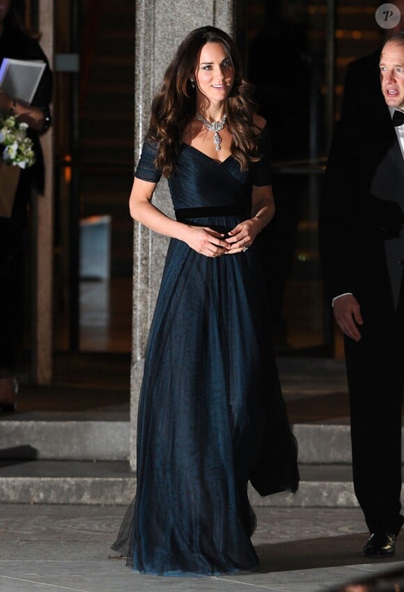 Kate Middleton à la National Portrait Gallery, à Londres le 11 février 2014, à l'occasion de la soirée Portrait Gala 2014.