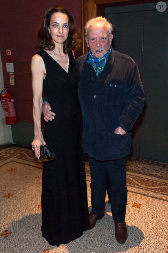 Catherine Dyer et David Bailey à la National Portrait Gallery, à Londres le 11 février 2014, à l'occasion de la soirée Portrait Gala 2014.