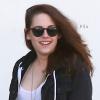 Exclusif - Kristen Stewart se promène avec une amie à Beverly Hills en janvier 2014.