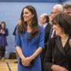 Catherine de Cambridge était au lycée de Northolt, dans l'ouest de Londres, le 14 février 2014 pour l'inauguration officielle d'un nouveau site de l'association The Art Room, dont elle est la marraine.