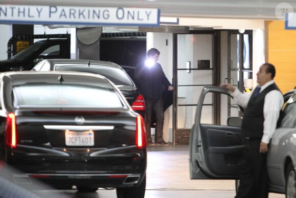 Jennifer Aniston fête ses 45 ans au SoHo House à Los Angeles, le 11 février 2014. Une bonne raison pour augmenter la sécurité autour de l'actrice.