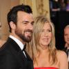 Jennifer Aniston et Justin Theroux aux Oscars à Los Angeles le 24 février 2013.