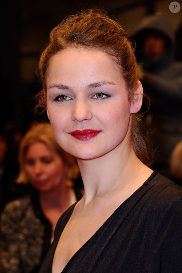 Luise Heyer lors de la cérémonie de clôture du 64e festival international du film de Berlin, La Berlinale, le 15 février 2014.