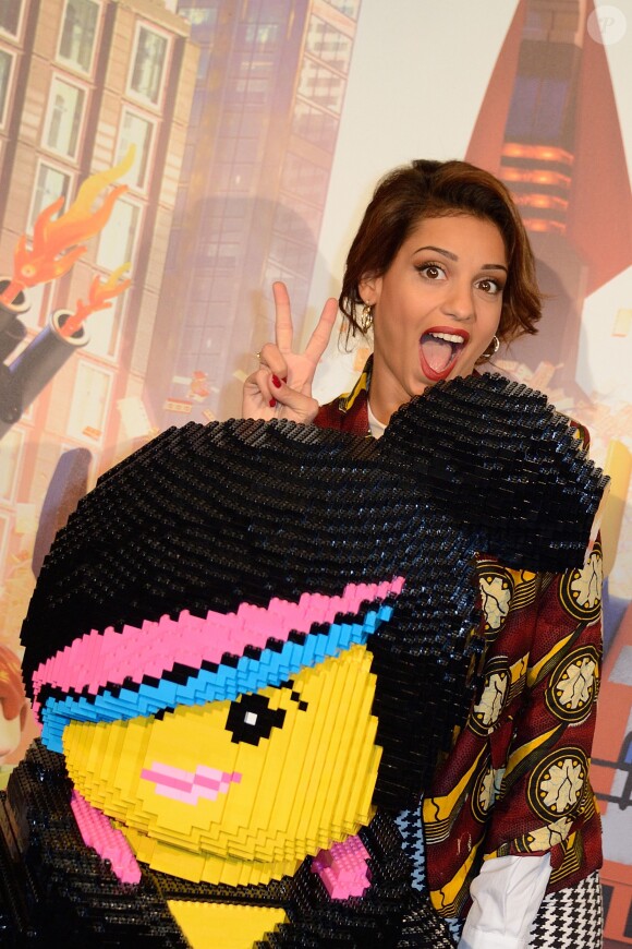 Tal lors de l'avant-première du film La Grande Aventure Lego au cinéma Gaumont Opéra à Paris, le 16 février 2014