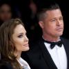 Brad Pitt et Angelina Jolie à la cérémonie des BAFTA Awards à Londres, le 16 février 2014.