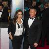 Angelina Jolie et Brad Pitt à la cérémonie des BAFTA Awards à Londres, le 16 février 2014.