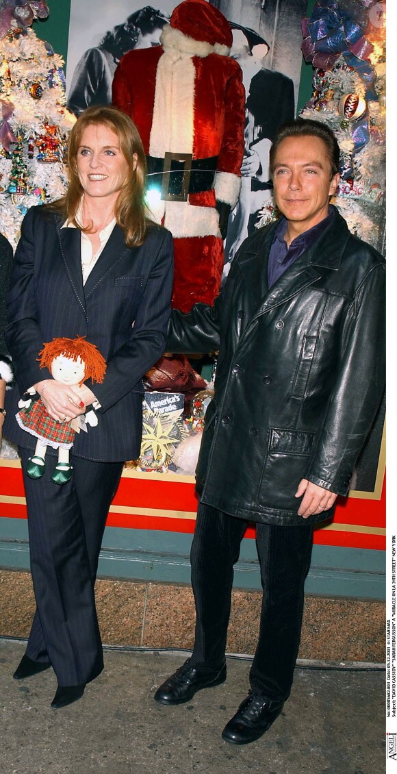 David Cassidy et Sarah Ferguson à New York en 2001. 