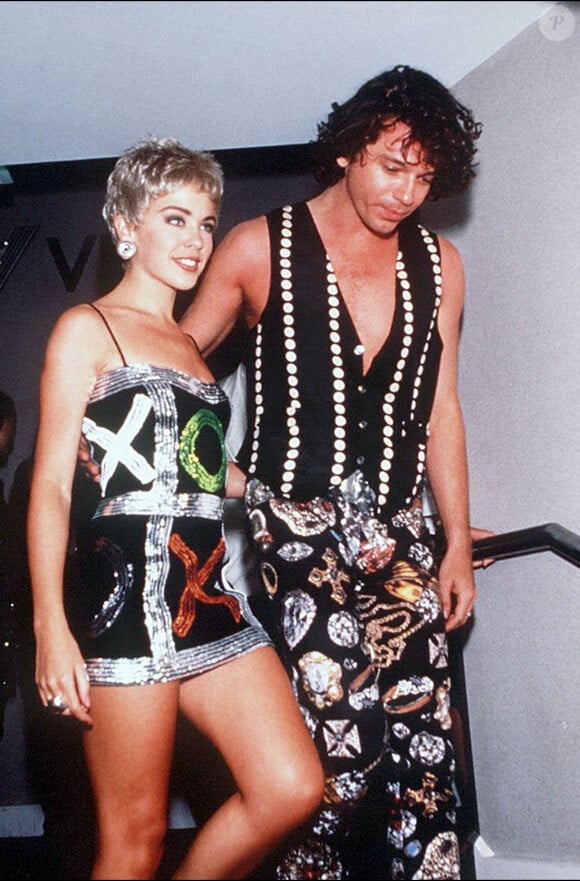 Michael Hutchence et Kylie Minogue à Sydney en 1993.