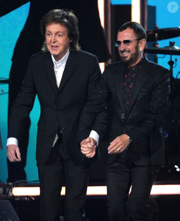 Paul McCartney et Ringo Starr aux Grammy Awards 2014
