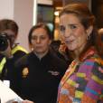  L'infante Elena d'Espagne inaugurait le 19 février 2014 au Parc des Expos de Madrid le 22e Salon de l'étudiant et des études supérieures (AULA) 