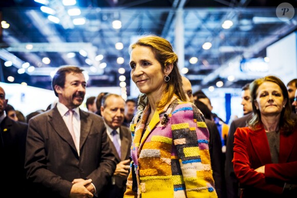 L'infante Elena d'Espagne inaugurait le 19 février 2014 au Parc des Expos de Madrid le 22e Salon de l'étudiant et des études supérieures (AULA)