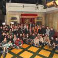  Letizia et Felipe d'Espagne ont assisté à la fin du tournage de la saison 3 de la série historique Isabel, le 19 février 2014 à Madrid. 