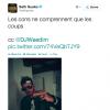 Message de Seth Gueko sur Twitter après une bagarre après un de ses concerts le 14 février 2014.