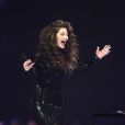 Lorde à l'O2 Arena de Londres lors des Brit Awards 2014, le 19 février.
