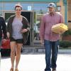 Exclusif Britney Spears est allée déjeuner au restaurant Freebirds avec son petit ami David Lucado à Agoura Hills, le 22 février 2014.