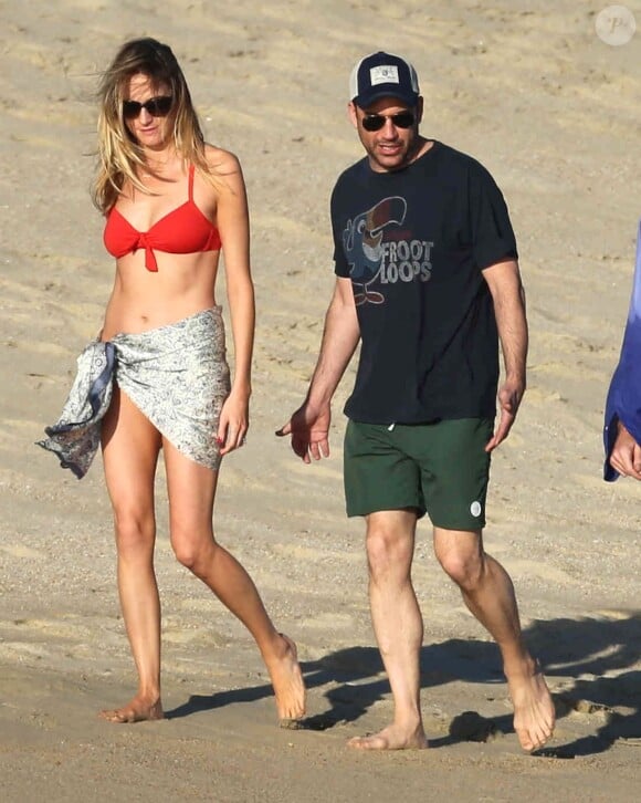 Jimmy Kimmel et Molly McNearney en vacances à Cabo San Lucas au Mexique. Le 23 décembre 2013.