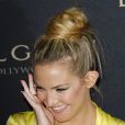 Kate Hudson, sans sa bague de fiançailles, lors de la soirée Bulgari "Decades of Glamour" à West Hollywood, le 25 février 2014.