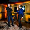 Tony Carreira chante Sous le vent avec Natasha St-Pier. Showcase pour le lancement de l'album de Tony Carreira, Nos fiancailles, France/Portugal, au No Comment à Paris, le 23 janvier 2014.