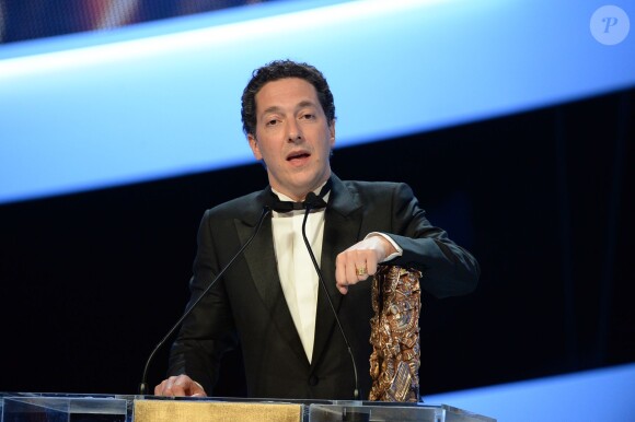 Guillaume Gallienne, meilleur acteur à la 39e cérémonie des César du Cinéma à Paris, le 28 février 2014.