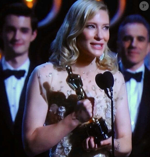 Cate Blanchett meilleure actrice aux Oscars 2014.