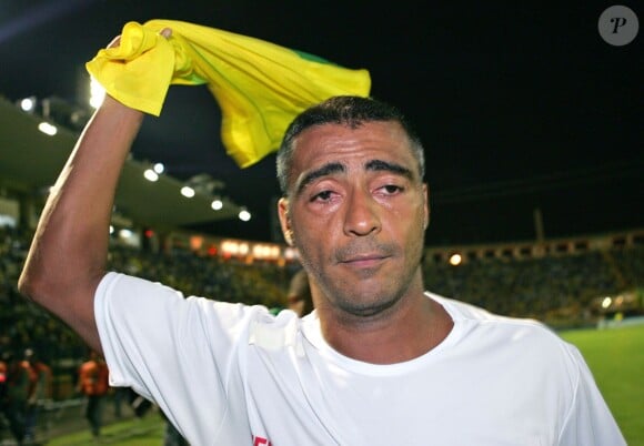 Romario à São Paulo, le 27 avril 2005.