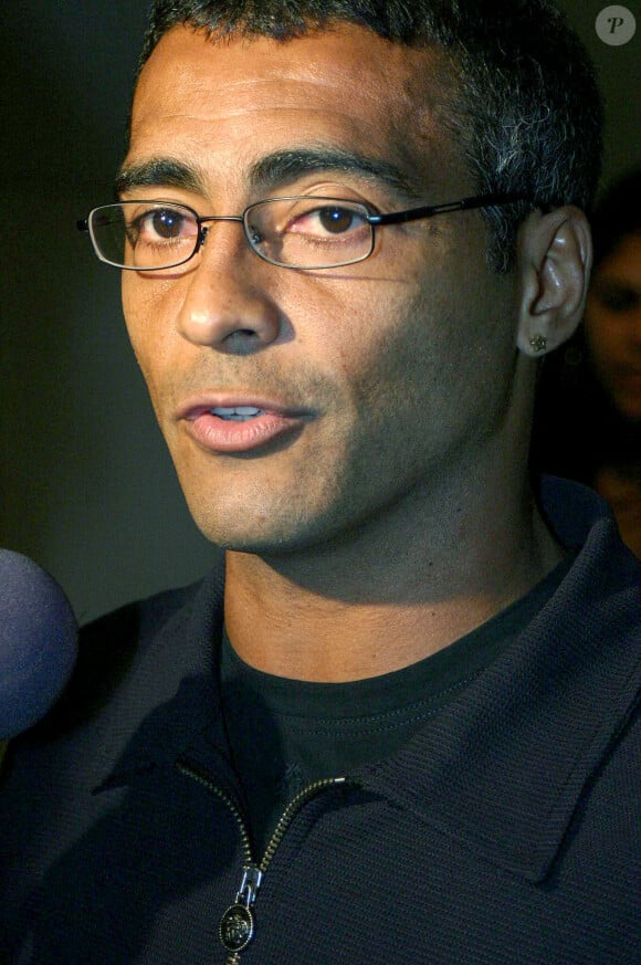 Romario à Rio de Janeiro le 13 août 2004.