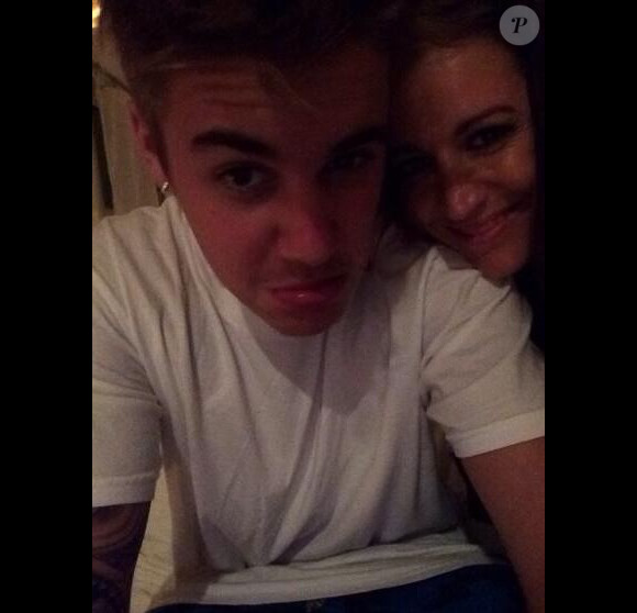 Justin Bieber et sa mère Pattie, sur Twitter, le 3 mars 2014.