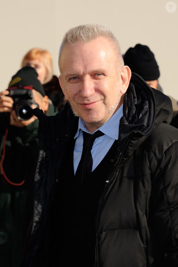 Jean-Paul Gaultier au défilé Louis Vuitton à Paris, le 5 mars 2014.
