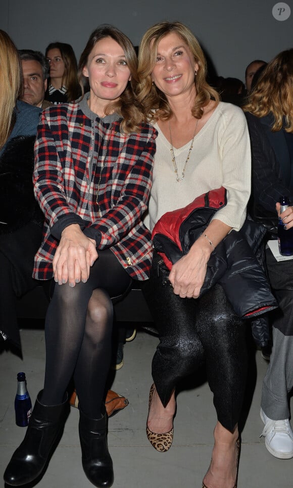 Anne Marivin et Michèle Laroque assistent au défilé Paul & Joe au Palais de Tokyo. Paris, le 4 mars 2014.