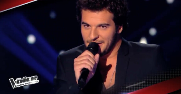 Amir dans "The Voice 3", samedi 8 mars 2014 sur TF1.