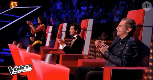 Amir a étonné dans Jenifer dans "The Voice 3", samedi 8 mars 2014 sur TF1.